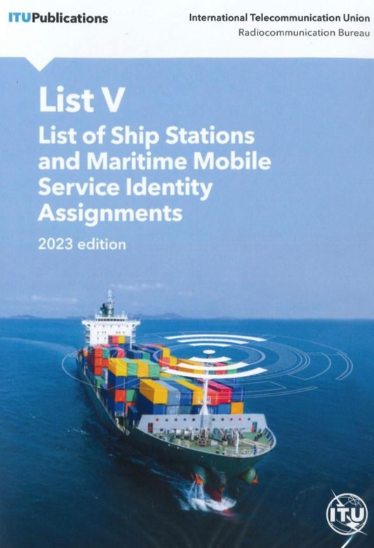 ITU - LIST V - Ship stations ed 2024 [CD]