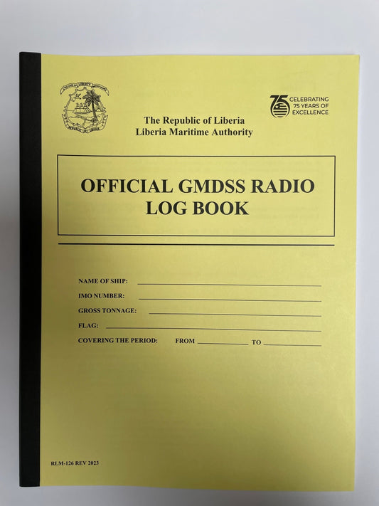 Liberian Logbook - GMDSS Log Book (RLM 126)